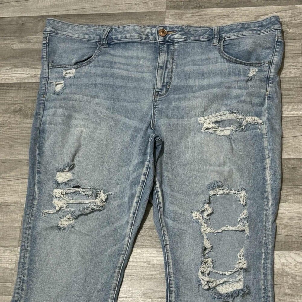 AE American Eagle Women’s Distressed Jegging Jeans Women's Plus